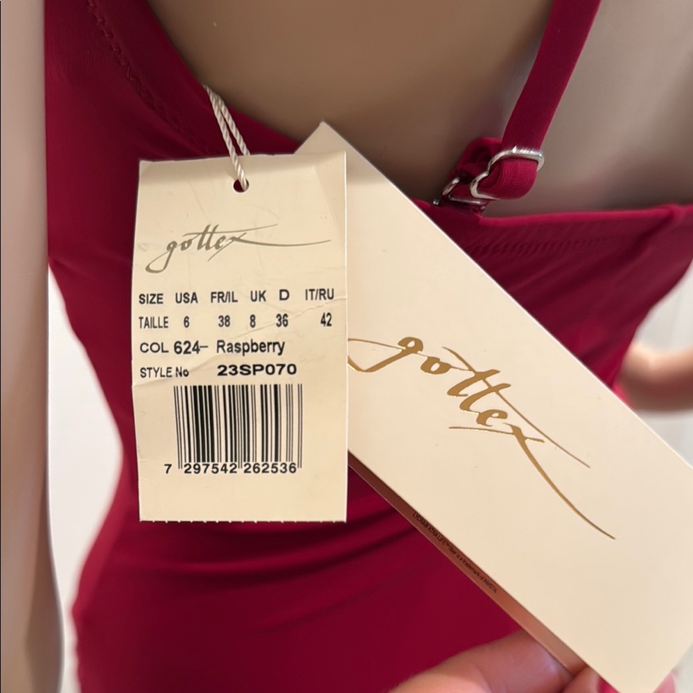Gottex Red Cross-Strap Swimsuit - Picture 6 of 6